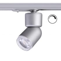 Однофазный трековый светильник IP20 LED 3000K 12W 180-260V FINO 358291 PORT NT19 104 серебро