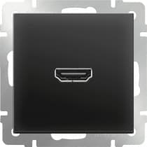 Розетка HDMI Werkel WL08-60-11 черный матовый 4690389097522