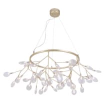 Подвесная люстра Crystal Lux Evita SP45 D Gold/Transparent