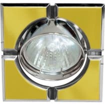 Светильник потолочный встраиваемый FERON 098T-S, классика MR16 G5.3, золото 17658
