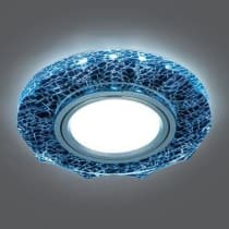 Встраиваемый светильник Gauss Backlight BL070 черный/серебро/хром GU5.3 Led 4100K