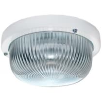 Ecola Light GX53 LED ДПП (DPP) 03-7-001 светильник Круг накладной IP65 1*GX53 прозр. стекло белый 185х185х85 TR53T1ECR