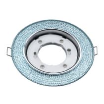 Светильник встраиваемый GX53R-R22L-crystal под лампу GX53 с подсветкой 230B Голубой/Хром IN HOME 4690612016535