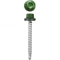 Саморезы СКМ кровельные STAYER 25 x 5.5 мм, 1 800 шт., RAL 6002 зеленый лист 30300-55-025-6002