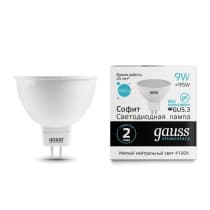 Лампа светодиодная Gauss LED Elementary MR16 GU5.3 9W 4100K 13529