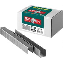 KRAFTOOL 13 мм скобы для степлера плоские тип 53F, 5000 шт 31787-13