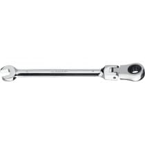Комбинированный гаечный ключ ЗУБР трещоточный шарнирный 8 мм, 27101-08