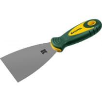 Шпательная лопатка  KRAFTOOL 75 мм, нержавеющее полотно, двухкомпонентная рукоятка, 10035-075
