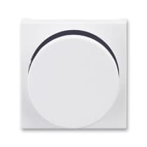 Накладка для светорегулятора поворотного ABB EPJ Levit Белый / дымчатый чёрный 2CHH940123A4062