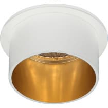 Светильник потолочный встраиваемый FERON DL6005, под лампу MR16 G5.3, белый-золотой 29734