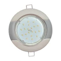 Встраиваемый светильник Ecola GX53 H4 9012 жемчуг-серебро FA71H4ECB