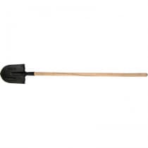 Лопата штыковая, 205 х 275 х 1400 мм, ребра жесткости, деревянный черенок, Россия 61413