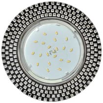 Встраиваемый светильник Ecola H4 5319 GX53 Чёрный FX53RMECB