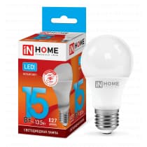Лампа светодиодная LED-A60-VC 15Вт 230В Е27 4000К 1350Лм IN HOME 4690612020273