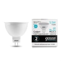 Лампа светодиодная Gauss LED Elementary MR16 GU5.3 5.5W 4100K 13526