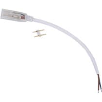 Ecola LED strip 220V connector кабель питания 150мм с муфтой и разъемом IP68 для ленты 12x7 SCJN12ESB SCJN12ESB