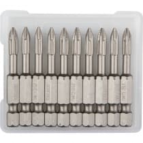 Кованые профессиональные биты KRAFTOOL PH1, 10 шт, 50 мм 26121-1-50-10