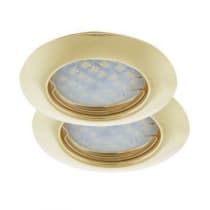 Встраиваемый светильник Ecola Light MR16 DL92 GU5.3 2 pack золото FG1622EFY