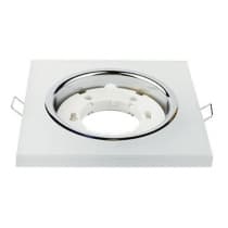 Светильник встраиваемый GX53R-SMT-glass под лампу GX53 КВАДРАТ СТЕКЛО 230B матовый IN HOME 4690612014111