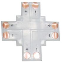 Ecola LED strip connector гибкая соед. плата X для зажимного разъема 2-х конт. 10 mm SC21FXESB