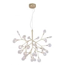 Подвесная люстра Crystal Lux Evita SP36 Gold/Transparent