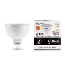Лампа светодиодная Gauss LED Elementary MR16 GU5.3 7W 3000K 13517