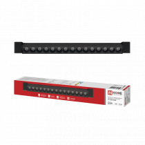 Светильник трековый линейный светодиодный поворотный IN HOME LTP-LENS 2540BL 25Вт 4000К 60гр 465мм черный 4690612068145