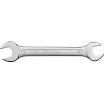 Гаечный ключ рожковый KRAFTOOL 22х24 мм, Cr-V сталь, хромированный 27033-22-24