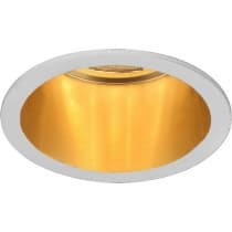 Светильник потолочный встраиваемый FERON DL6003, под лампу MR16 G5.3, белый-золотой 29732