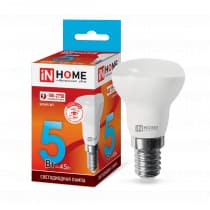 Лампа светодиодная LED-R39-VC 5Вт 230В Е14 4000К 410Лм IN HOME 4690612030852