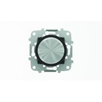 Мех электронного поворотного светорегулятора для люминесцентных ламп 700 Вт, 0/1-10 В, 50 мА, кольцо "чёрное стекло" ABB SKY Moon