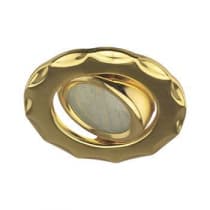 Встраиваемый светильник Ecola MR16 DH07 GU5.3 золото FI1602EFS