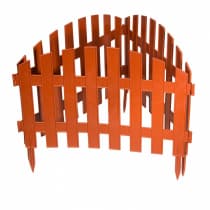Забор декоративный Винтаж, 28 х 300 см, терракот, Россия, Palisad 65015