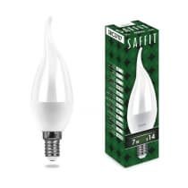Лампа светодиодная SAFFIT SBC3707, C37T (свеча на ветру), 7W 230V E14 4000К 55055