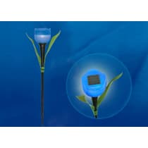 Светильник на солнечных батарейках Uniel Promo USL-C-454 PT305 Blue Tulip UL-00004279