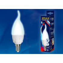 Лампа светодиодная Uniel LED-CW37 7W/NW/E14/FR 4000K UL-00002415