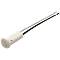 Патрон Ecola base G4 керамический круглый торцевой с проводами 2*8cm (1 из уп. по  10) AB04LWPAY