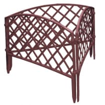 Забор декоративный Сетка, 24 х 320 см, терракот, Россия, Palisad 65026