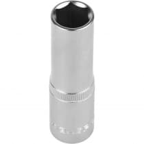Торцовая головка ЗУБР 1/2", 13 мм, Cr-V сталь, хромированная 27726-13
