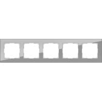 Рамка на 5 постов Werkel Favorit WL01-Frame-05 серый 4690389061295
