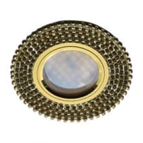 Встраиваемый светильник Ecola MR16 DL1662 GU5.3 Glass золото/прозрачный FG16RGECB