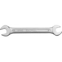 Гаечный ключ рожковый KRAFTOOL 14х15 мм, Cr-V сталь, хромированный 27033-14-15