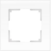 Рамка на 1 пост Werkel Favorit WL01-Frame-01  белый матовый W0011105 