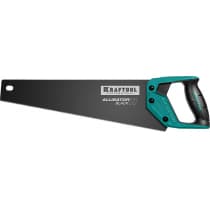 Ножовка для точного реза "Alligator BLACK 11", 400 мм, 11 TPI 3D зуб, KRAFTOOL 15205-40
