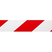 Разметочная клейкая лента ЗУБР 50 мм х 25 м, красно-белая 12248-50-25 Профессионал