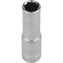 Торцовая головка ЗУБР 1/2", 12 мм, Cr-V сталь, хромированная 27726-12