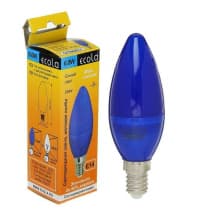 Лампа светодиодная Ecola Candle LED Color 6W E14 Blue C4TB60ELY