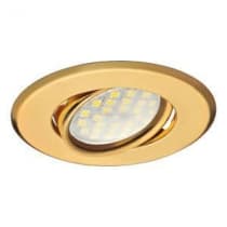 Встраиваемый светильник Ecola MR16 DH09 GU5.3 золото FG1603EFS