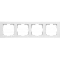 Рамка на 4 поста Werkel Stark WL04-Frame-04-white белый 4690389047138