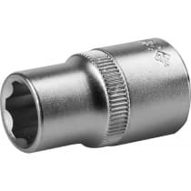 Торцовая головка ЗУБР 1/2", 14 мм, Cr-V сталь, хромированная 27725-14_z02